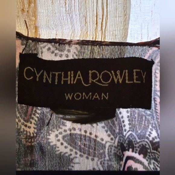 Cynthia Rowley paisley print sheer kimono coverup.o - Picture 3 of 4